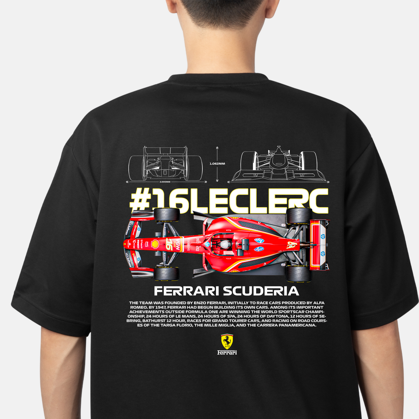 DROP SHOULDER F1 EDITION FERRARI