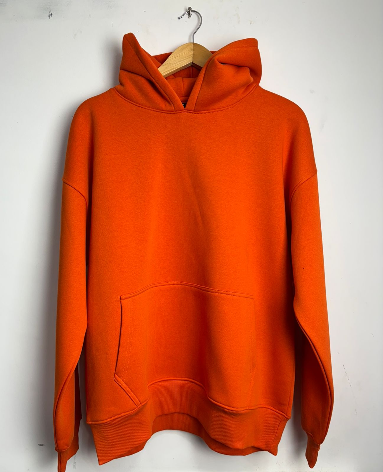 SOLID HOODIE OVER SIZED