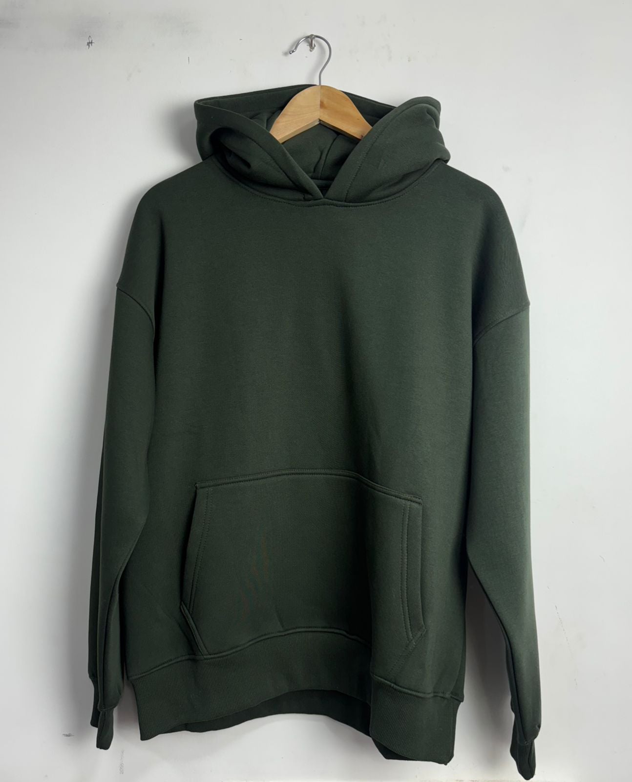 SOLID HOODIE OVER SIZED