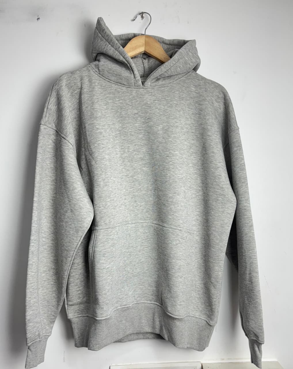 SOLID HOODIE OVER SIZED