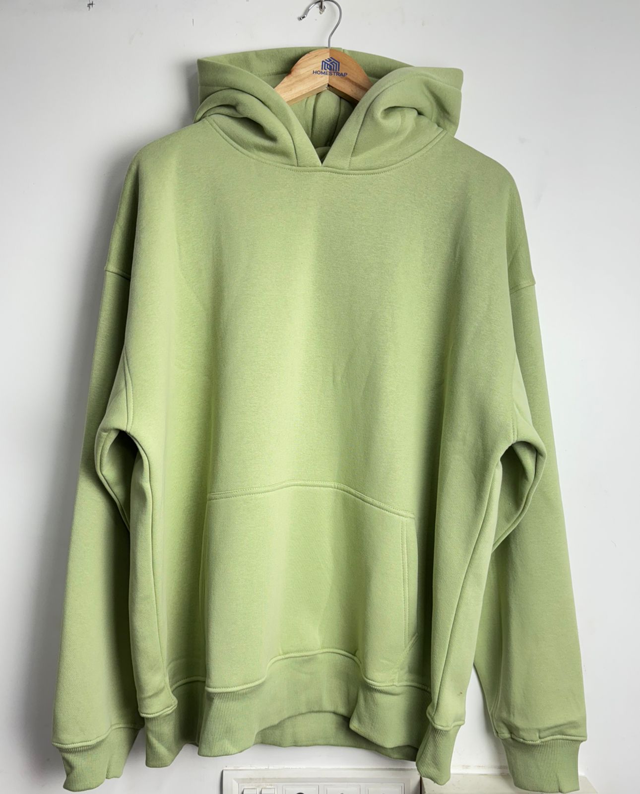 SOLID HOODIE OVER SIZED